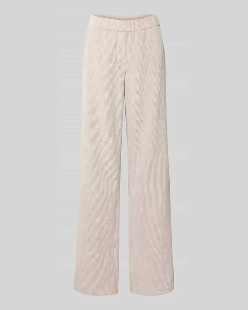 MAC Jeans Stoffhose mit französischen Eingrifftaschen Modell 'Chiara Offwhite