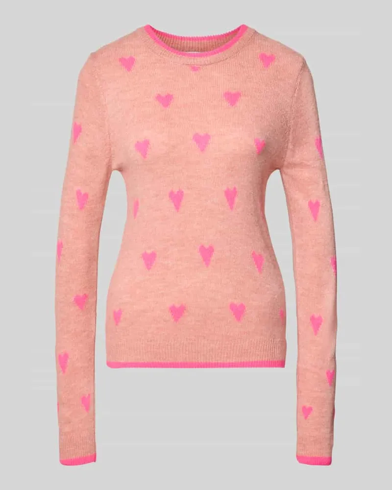 Essentiel Relaxed Fit Pullover mit Woll-Anteil Modell 'ISA Hellrosa