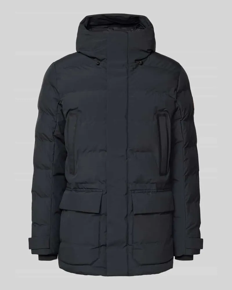 Save The Duck Steppjacke mit Kapuze Modell 'QUINLAN Black
