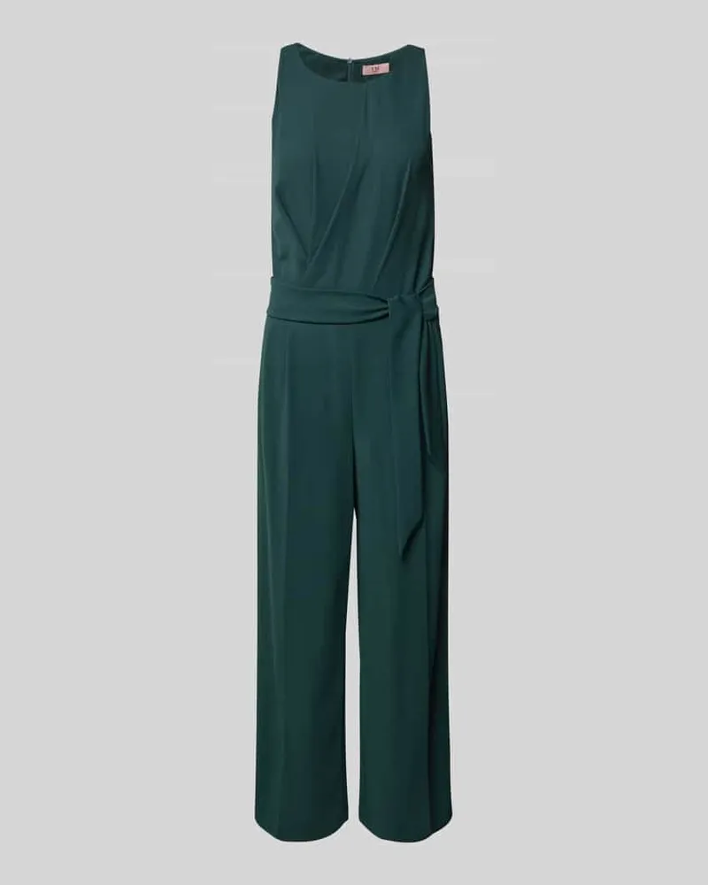 Vera Mont Jumpsuit mit Bindegürtel Dunkelgruen