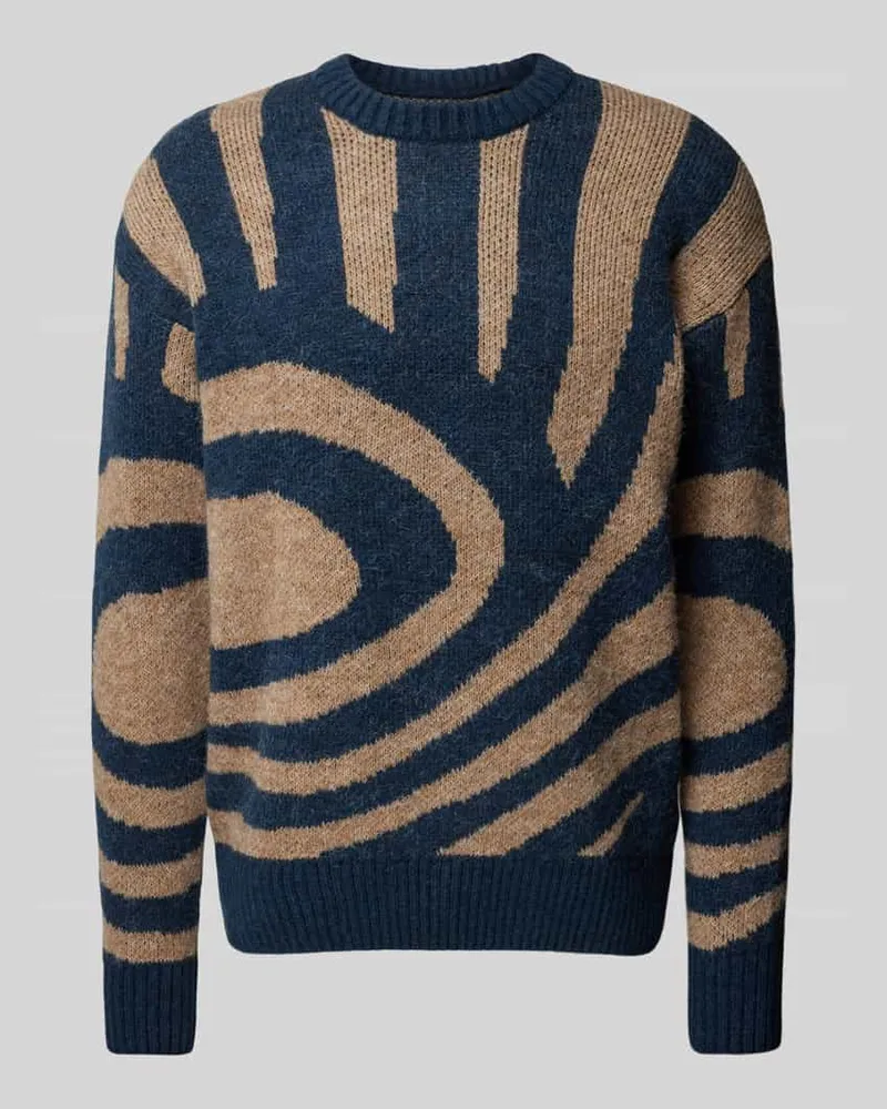 Scotch&Soda Strickpullover mit Rundhalsausschnitt Modell 'Hairy Multi