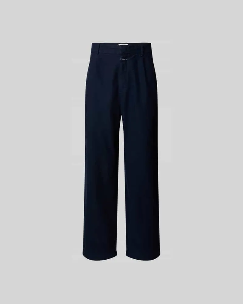 Closed Stoffhose mit Label-Detail Dunkelblau