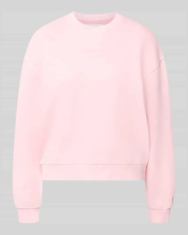 Samsøe & Samsøe Relaxed Fit Sweatshirt aus reiner Baumwolle Modell 'Avan Rosa
