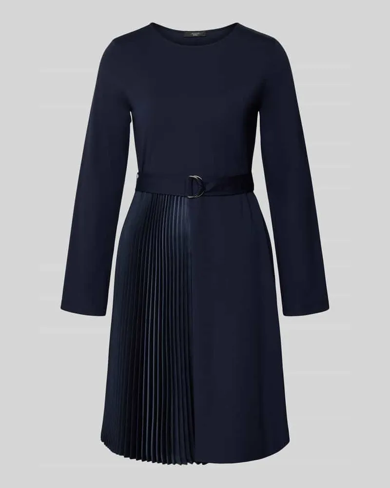 Max Mara Regular Fit Jersey-Kleid mit Lyocell-Anteil Modell 'TALAMO Marine