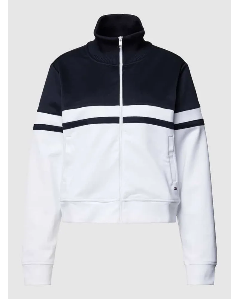 Tommy Hilfiger Sweatjacke mit Eingrifftaschen Marine