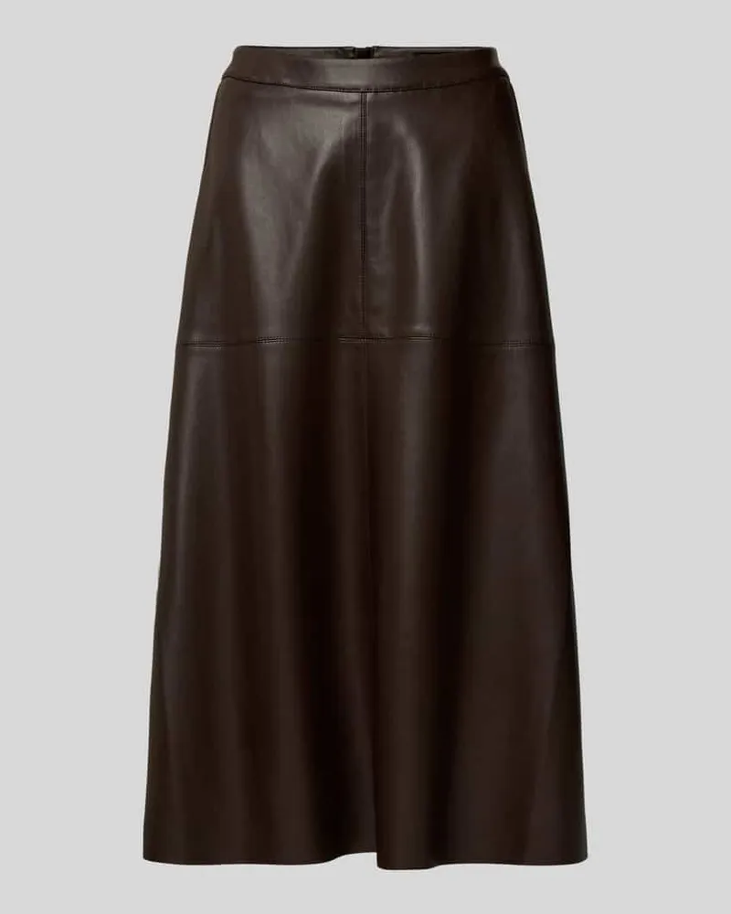 Betty Barclay Midirock in Leder-Optik Modell 'August Dunkelbraun