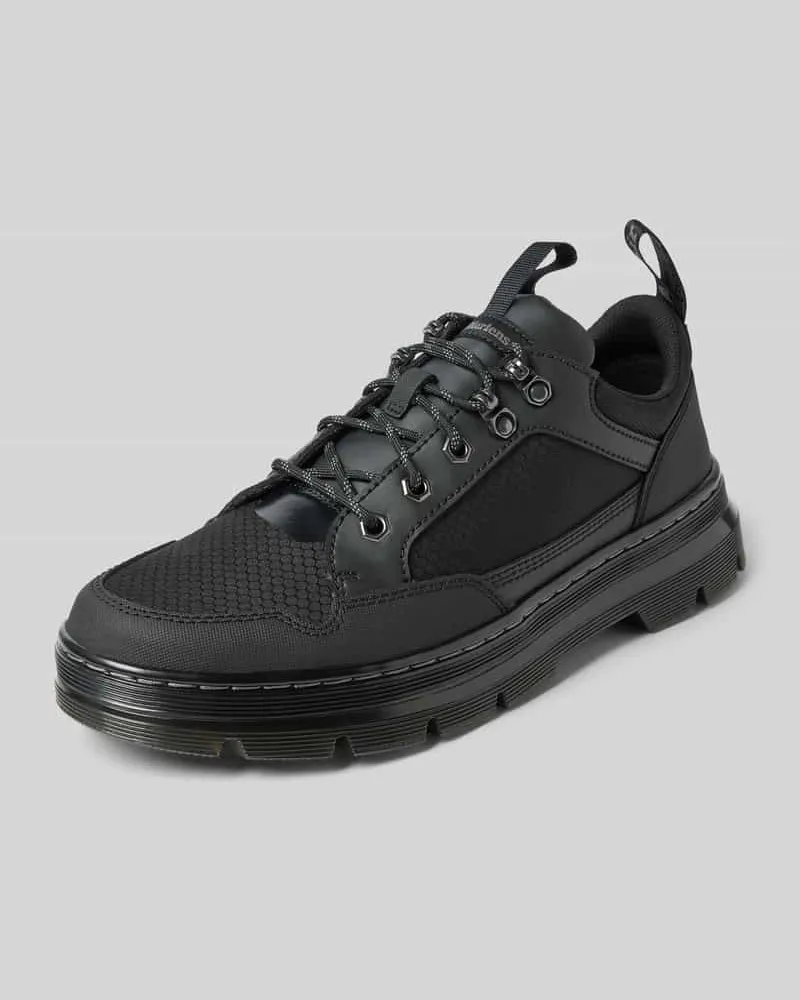 Dr.Martens Schnürschuhe mit Logo-Patch Modell 'Reeder Black