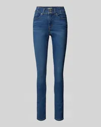 Levi's Shaping Skinny Fit Jeans mit Ziernähten Modell '311 Blau