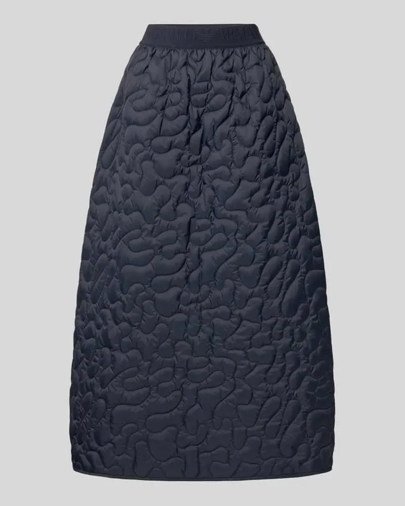 Emporio Armani Maxirock mit elastischem Bund Marine