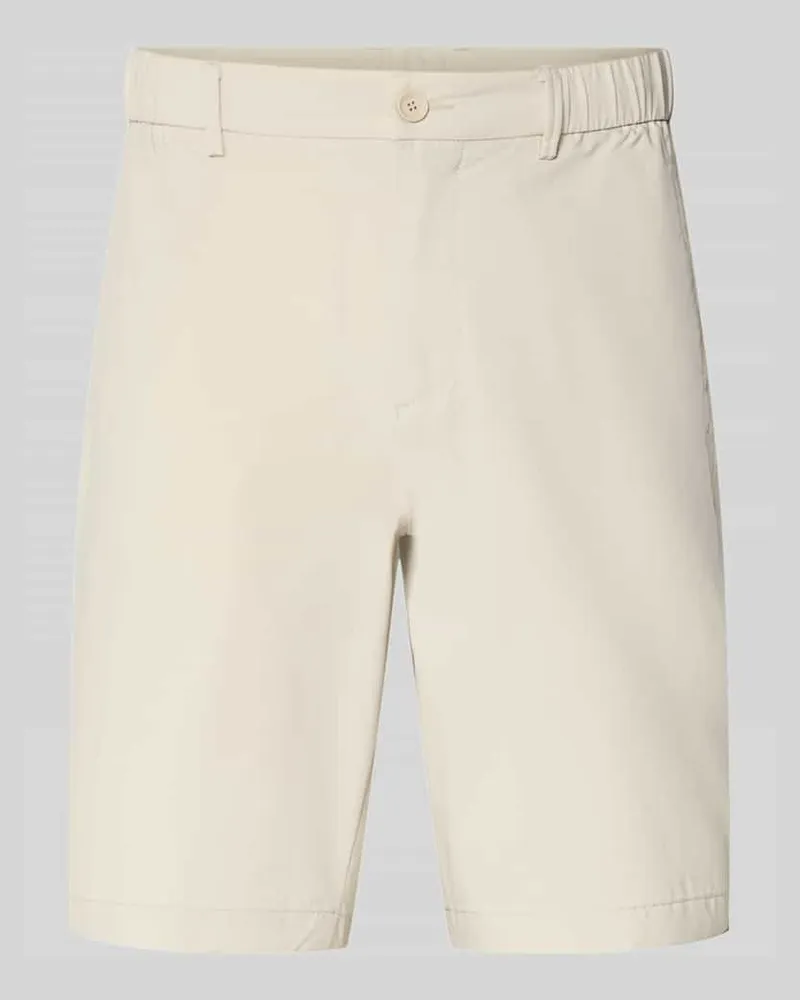 HUGO BOSS Regular Fit Shorts mit elastischem Bund Modell 'S_SPEEDFLEX Sand
