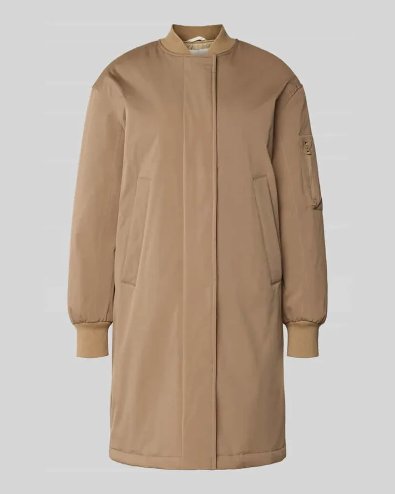 Marc O'Polo Regular Fit Parka mit College-Kragen Beige