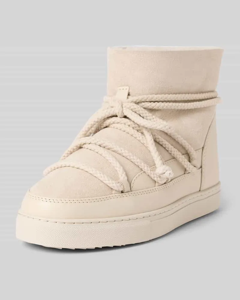 INUIKII Boots mit Schnürverschluss Modell 'Classic Beige