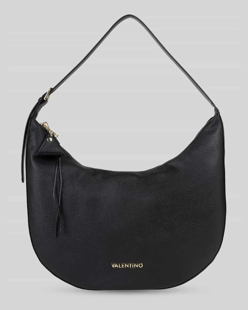 Valentino Bags Schultertasche aus Kunstleder mit verstellbarem Henkel Black