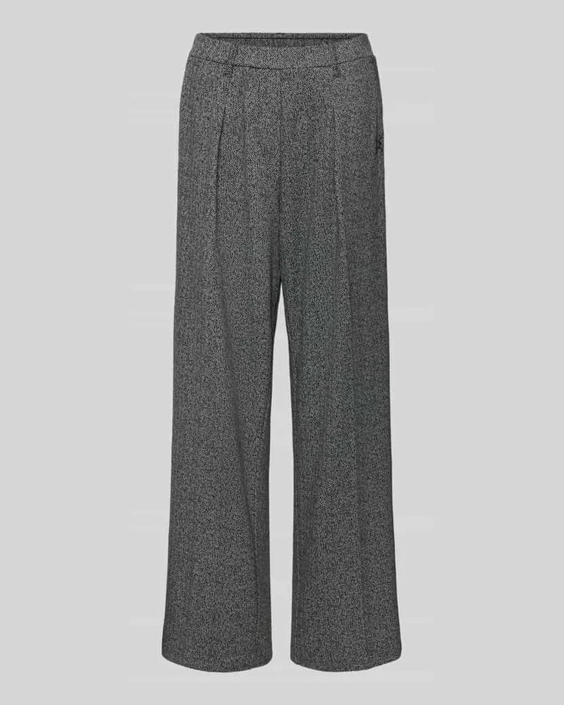 Smith & Soul Hose mit weitem Bein und elastischem Bund Anthrazit