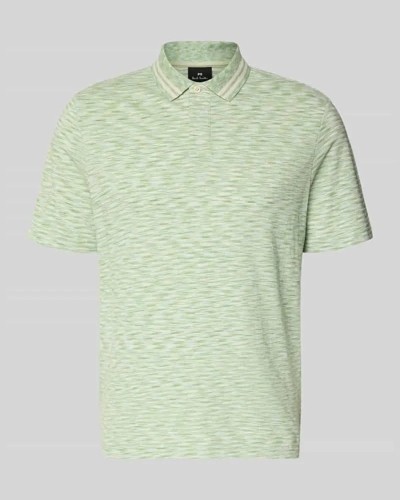 Paul Smith Regular Fit Poloshirt mit Polokragen Hellgruen
