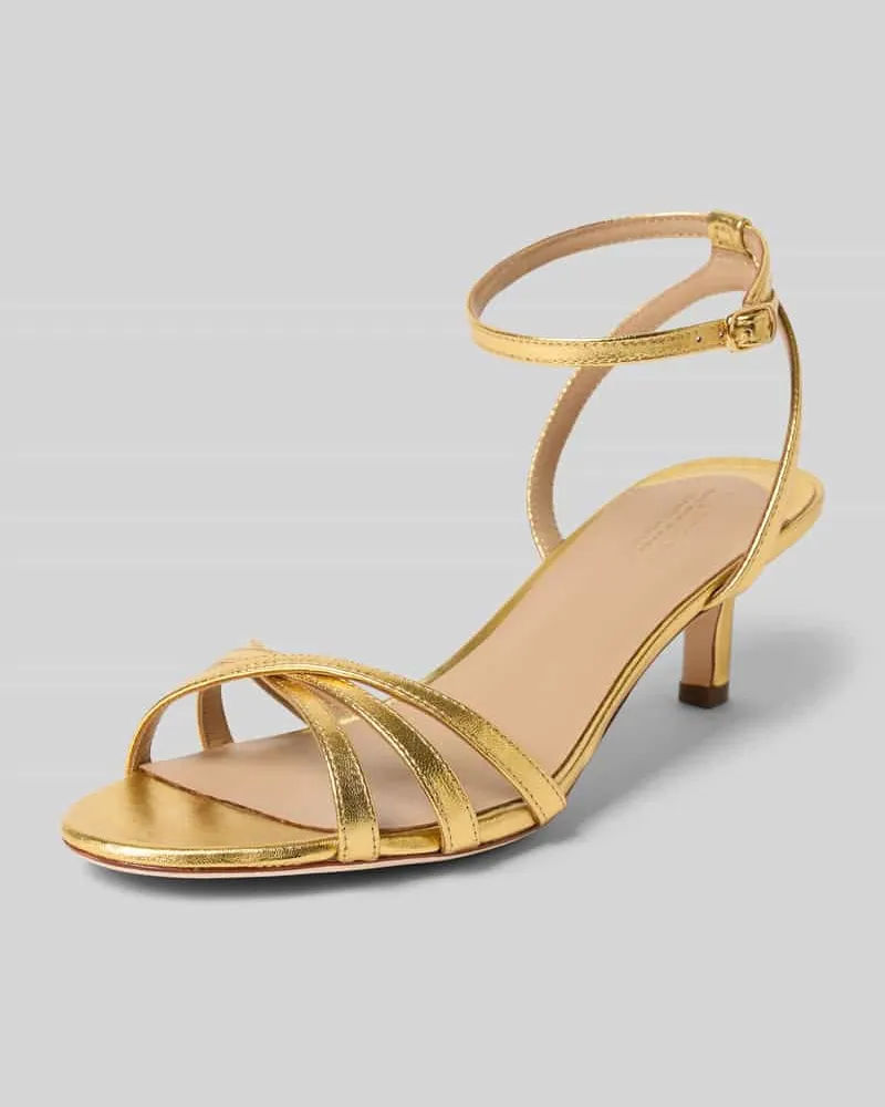 Ralph Lauren Sandalen mit Dornschließe Modell 'KENDYL Gold