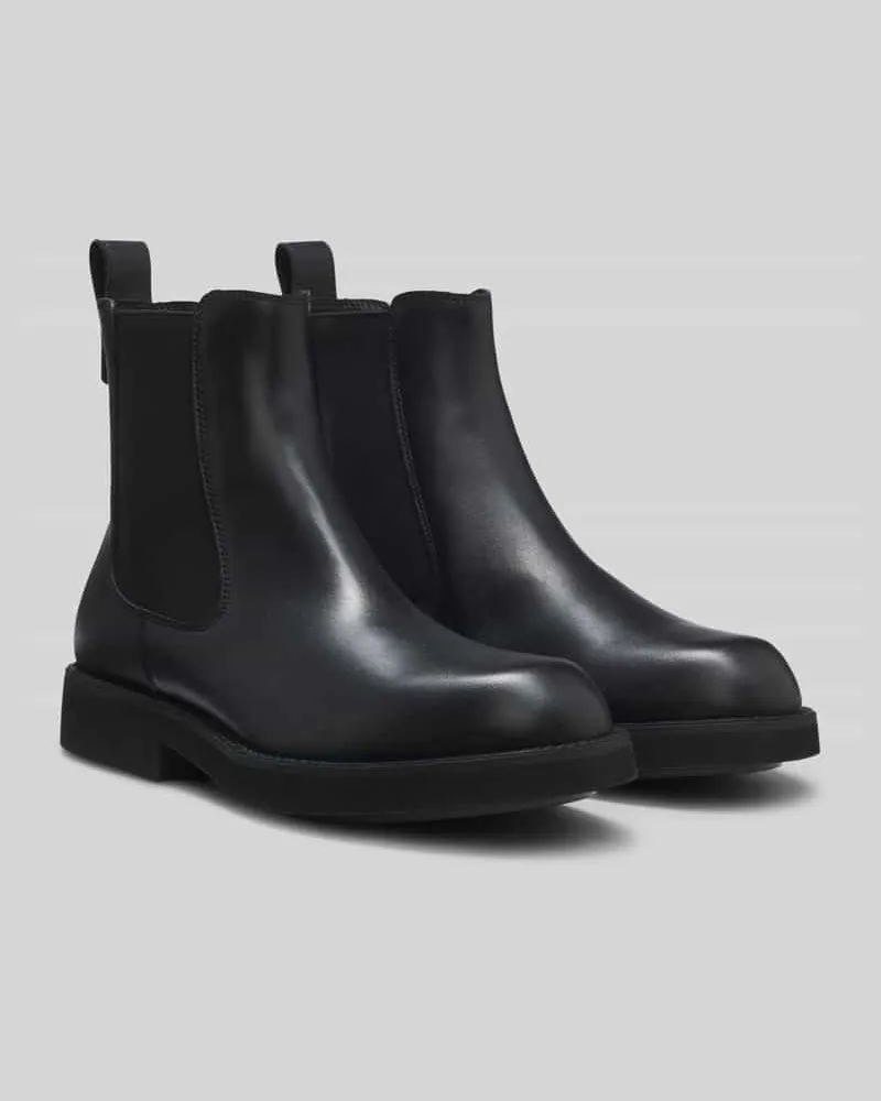 HUGO BOSS Chelsea Boots aus echtem Leder Modell 'ELERI Black