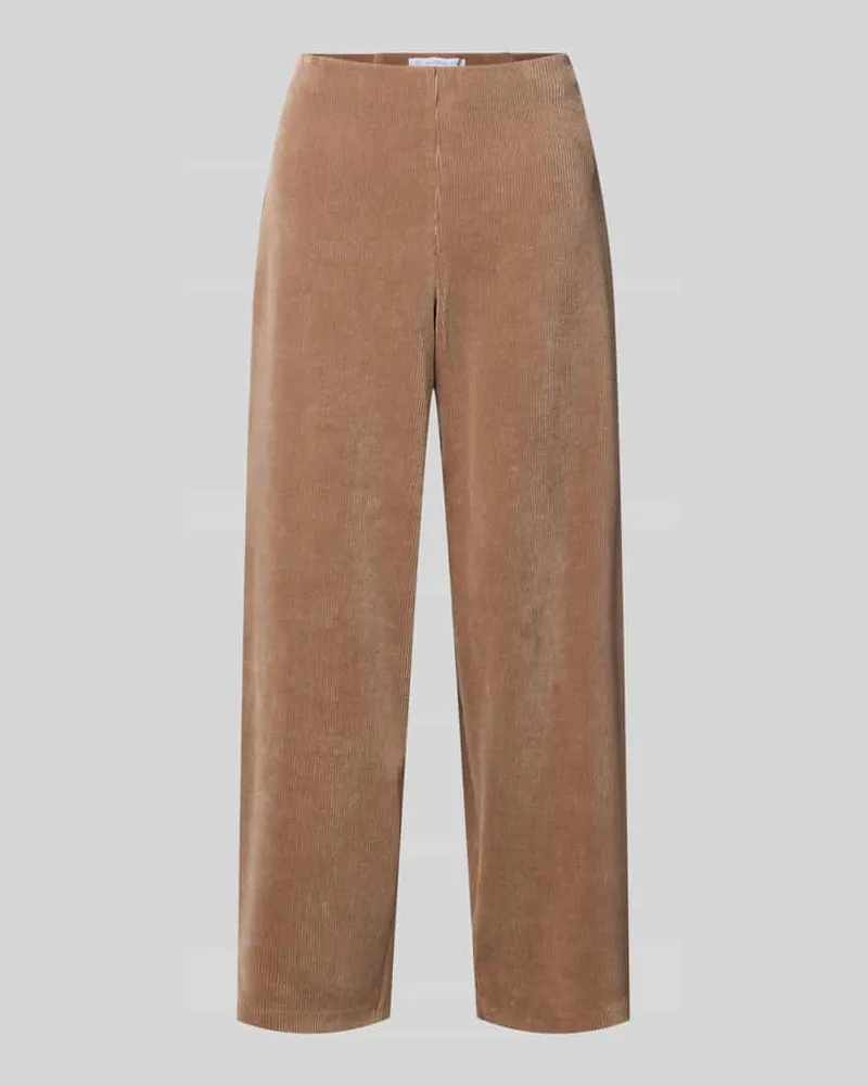 RAFFAELLO ROSSI  Tapered Fit Cordhose aus Baumwoll-Mix Modell 'SALLY 7/8 Beige