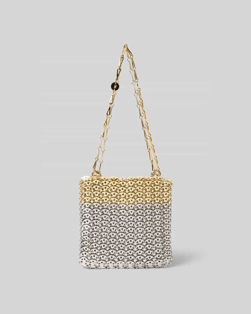 Paco Rabanne Handtasche in Ketten-Optik Gold