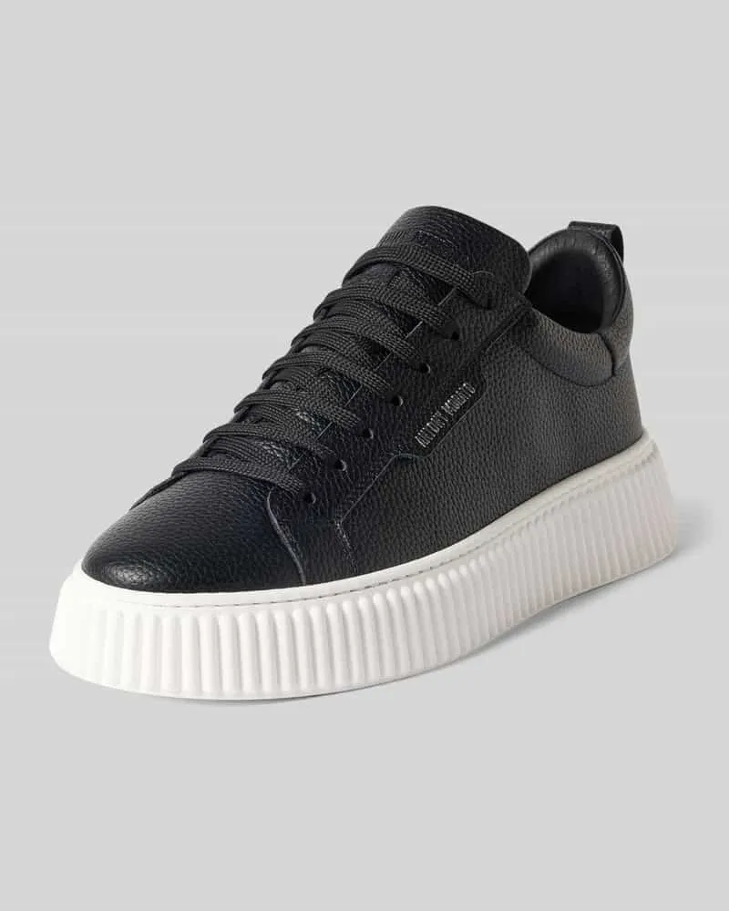 Antony Morato Sneaker aus Leder Modell 'HOPPER Black