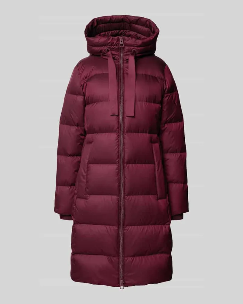 Marc O'Polo Regular Fit Daunenmantel mit Daunen-Feder-Füllung Bordeaux
