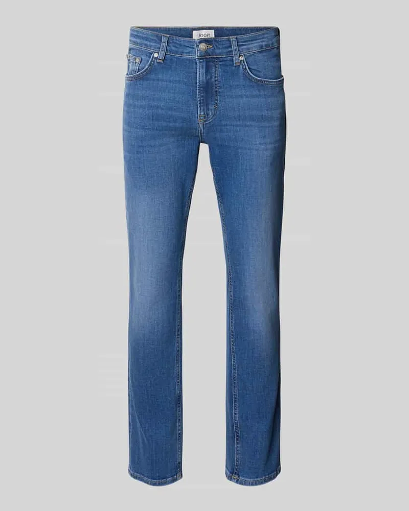 JOOP! Modern Fit Jeans mit Eingrifftaschen Modell 'Mitch Jeansblau