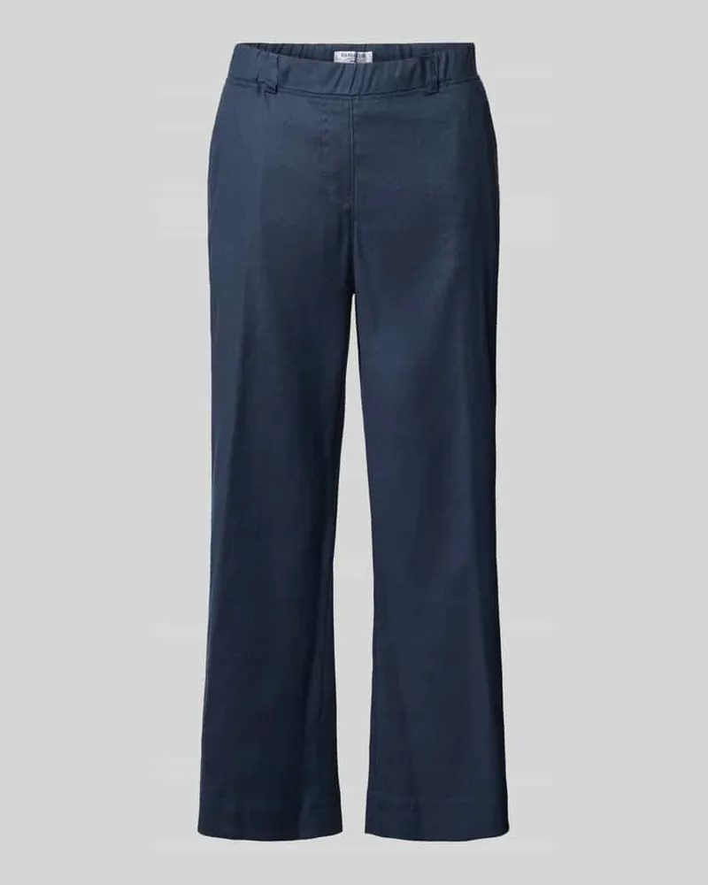 Brax Regular Fit Culotte aus Leinen-Mix Modell 'PAM Marine