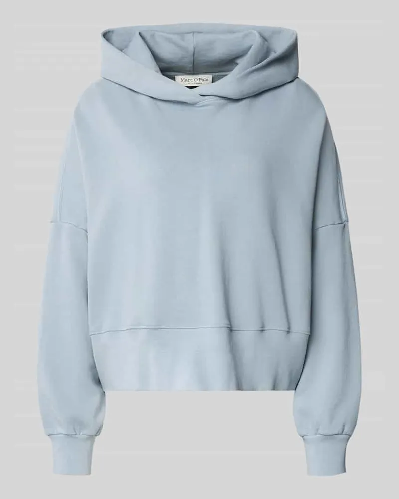Marc O'Polo Relaxed Fit Hoodie aus reiner Baumwolle Hellblau