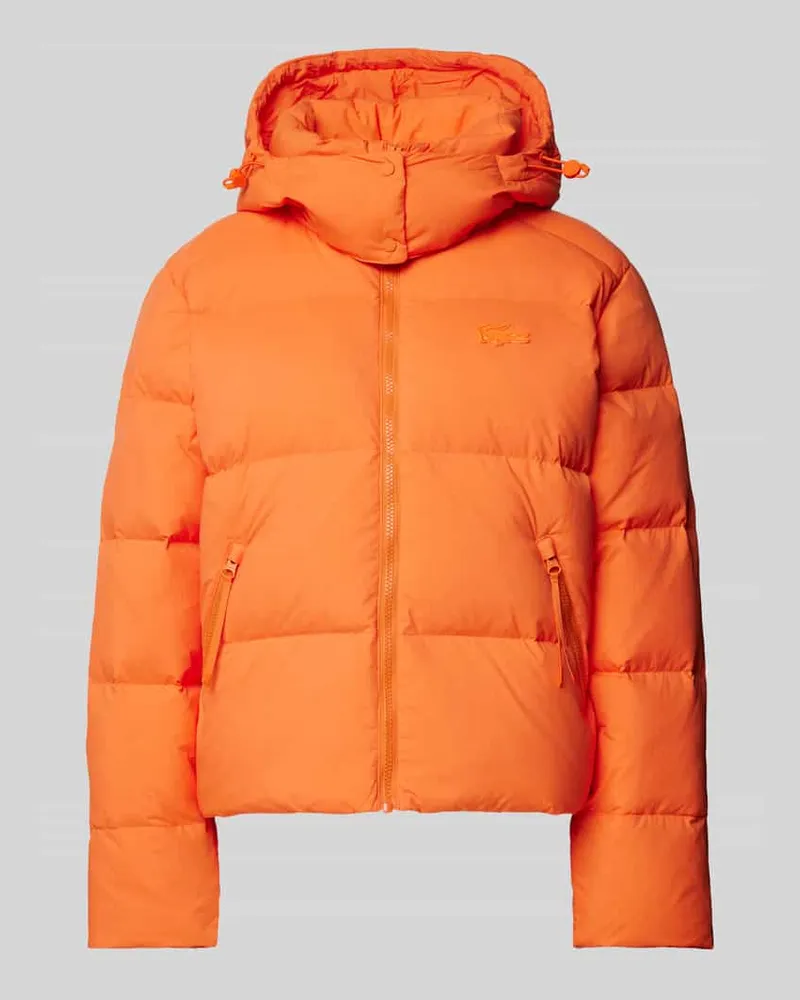 Lacoste Steppjacke mit Label-Detail Orange