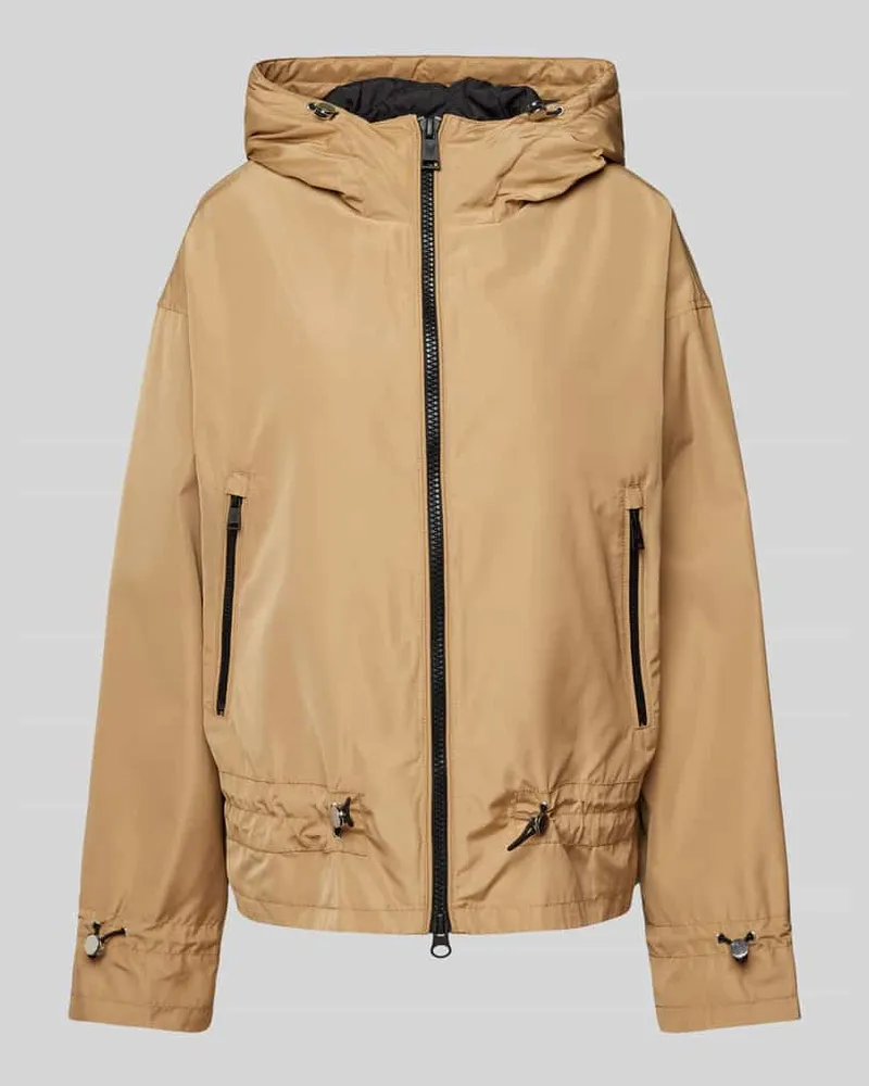 Fuchs Schmitt Jacke mit Reißverschlusstaschen Camel