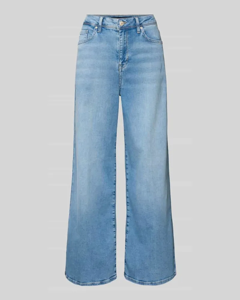 RAFFAELLO ROSSI  Wide Leg Jeans in verkürzter Passform Modell 'SVENTY 7/8 Hellblau