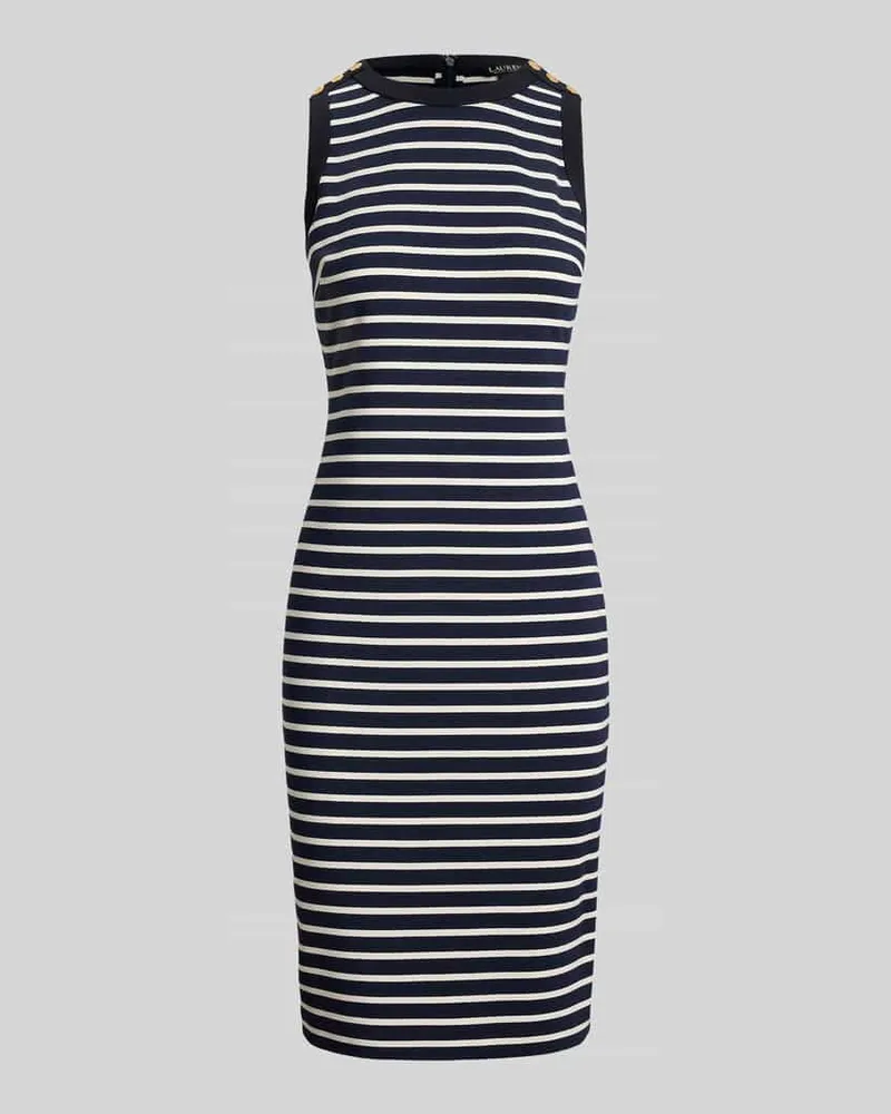 Ralph Lauren Körpernahes Freizeitkleid Marine