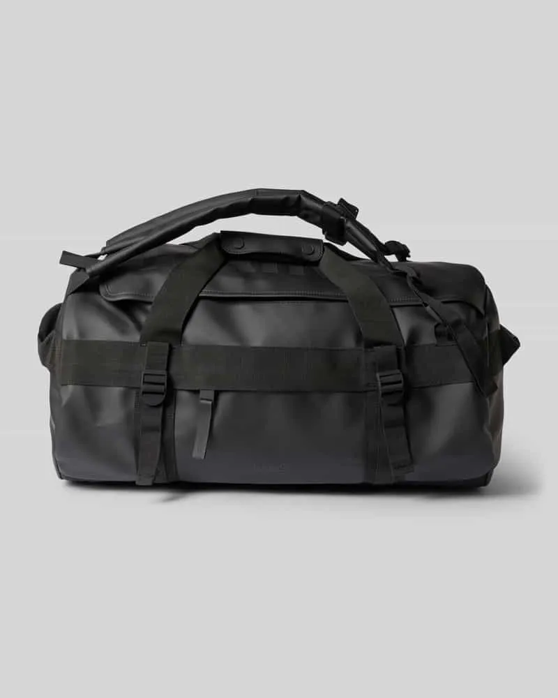 RAINS Duffel Bag mit Logo-Detail Modell 'Texel Black