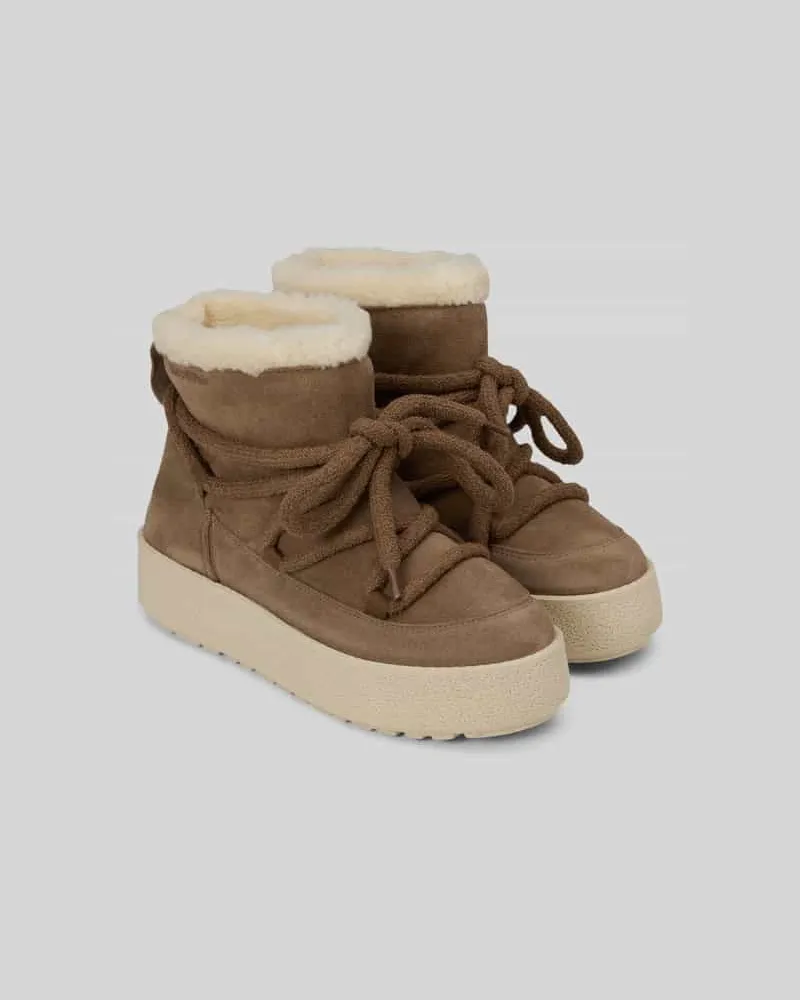 Marc O'Polo Boots mit warmem Fleecefutter Modell 'PIA 10 Beige