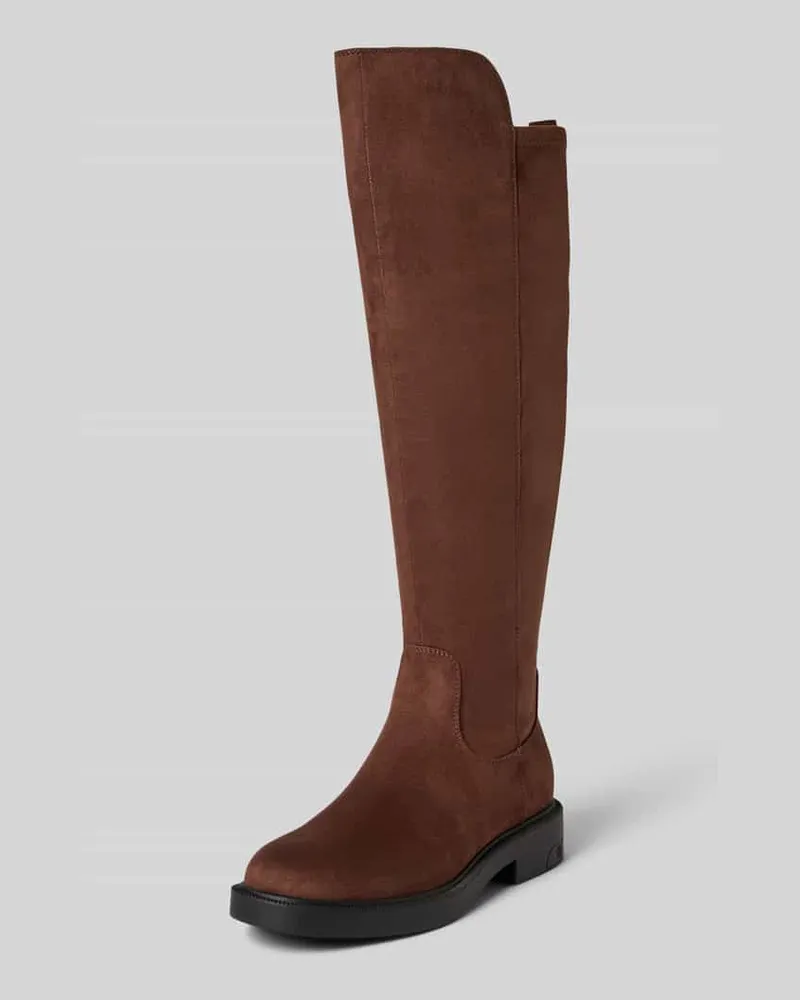 Guess Stiefel mit Label-Applikation Modell 'FYZA2 Mittelbraun