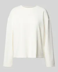 Rich&Royal Sweatshirt mit Rundhalsausschnitt Offwhite