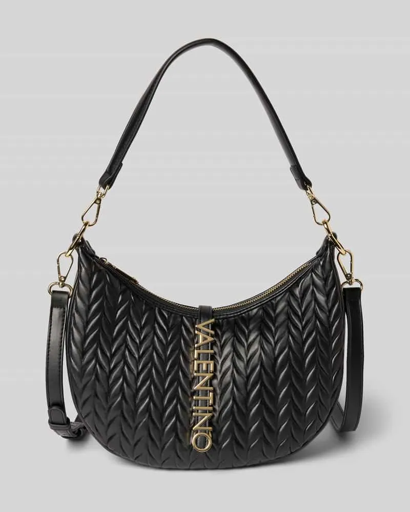 Valentino Garavani Shoulder Bag mit Logo-Applikation Modell 'Fania Black