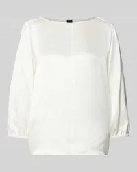 Marc Cain Seidenbluse mit 3/4-Arm Offwhite