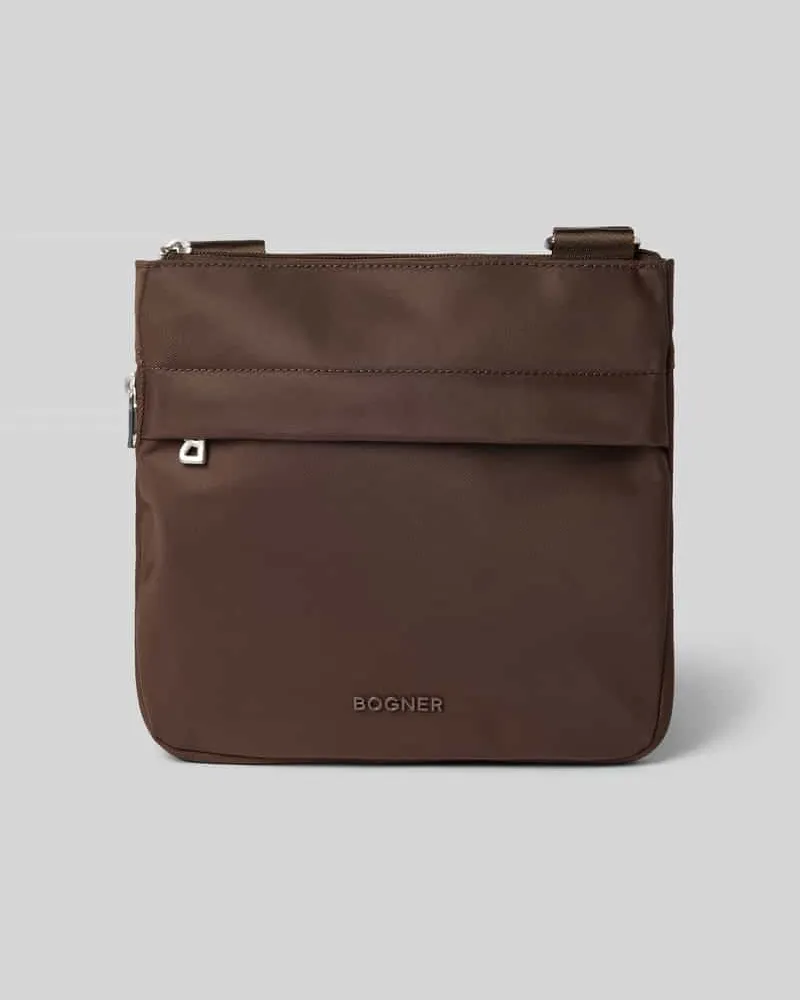Bogner Shoulder Bag mit Logo-Detail Modell 'Serena Dunkelbraun