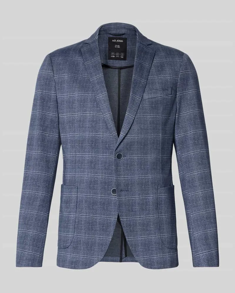 S.Oliver Slim Fit Anzugsakko mit Viskose-Anteil Dunkelblau