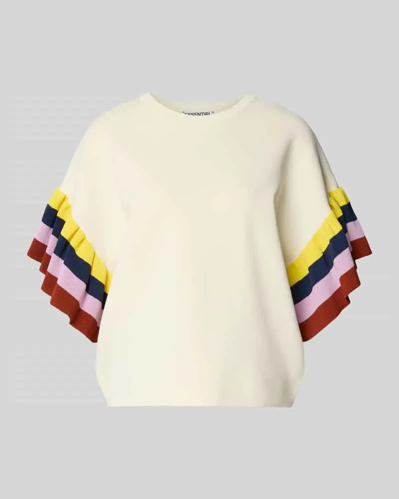 Essentiel Boxy Fit Pullover aus Viskose-Mix Modell 'JANUARY Offwhite