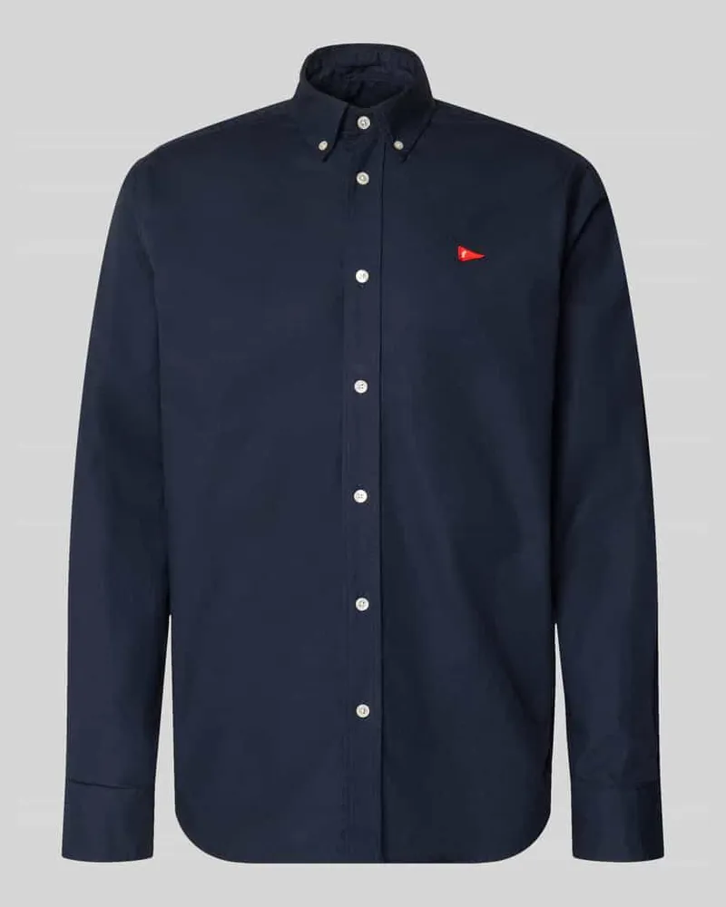 forét Freizeithemd mit Knopfleiste Marine