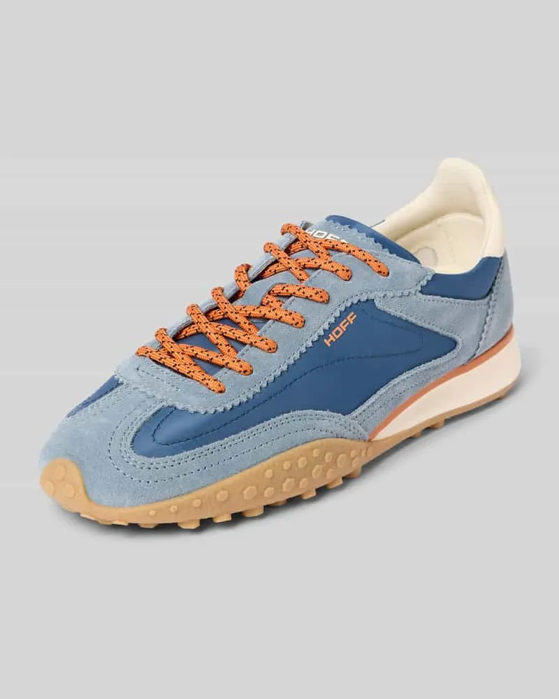 HOFF Sneaker aus Leder-Mix mit Logo-Detail Modell 'Bridge Bleu