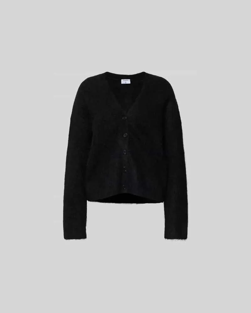 Filippa K Strickjacke mit Knopfleiste Black