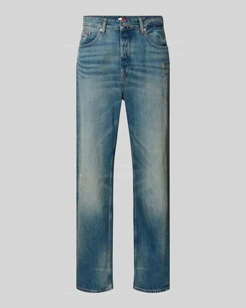 Tommy Hilfiger Tapered Fit Jeans aus reiner Baumwolle Modell 'SONNY Jeansblau