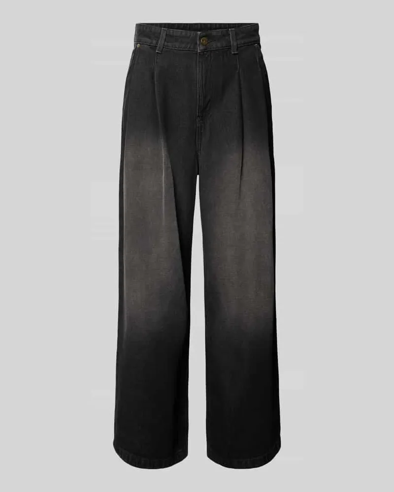 adidas Regular Fit Jeans mit Bundfaltenoptik Black