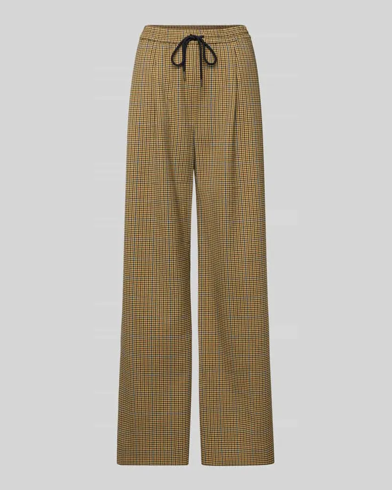 Gestuz Stoffhose mit elastischem Bund Modell 'chicca Camel