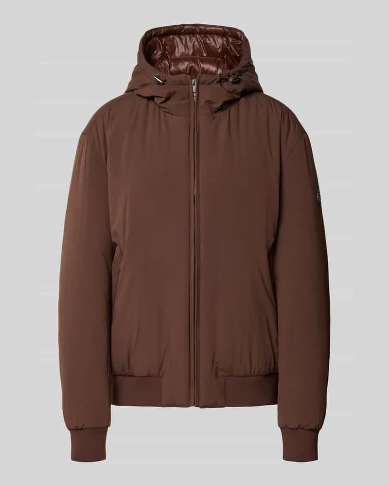 HUGO BOSS Funktionsjacke mit Kapuze Modell 'C-Caniol Dunkelbraun