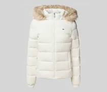 Shaped Fit Daunenjacke mit Logo-Stitching