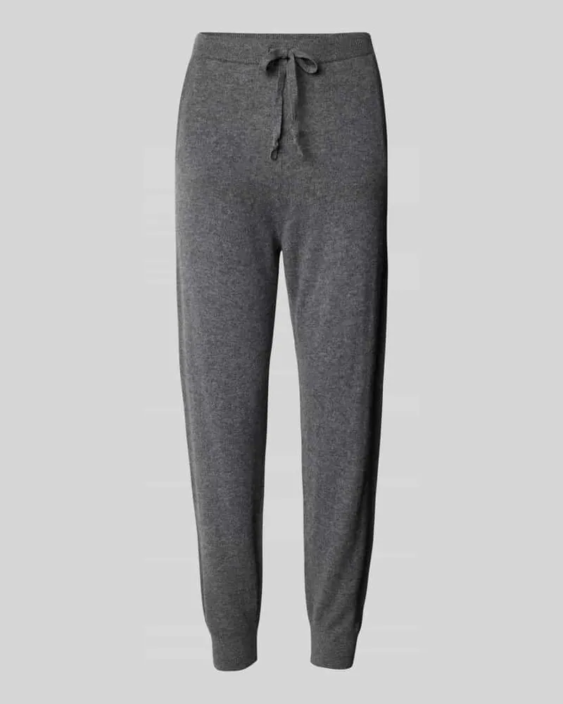 JAKE*S Jogpants aus Kaschmir mit elastischem Bund Dunkelgrau